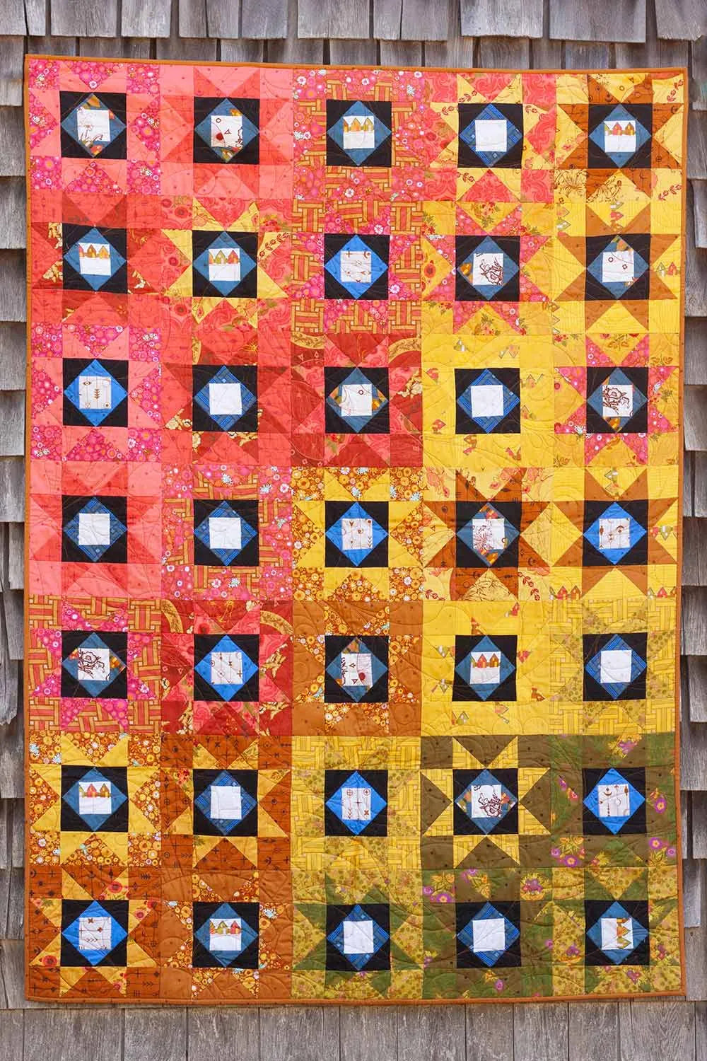 camp quilt workshop and sew along star quilt pattern in camp kitschy lala