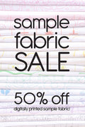 digitally printed sample fabric sale