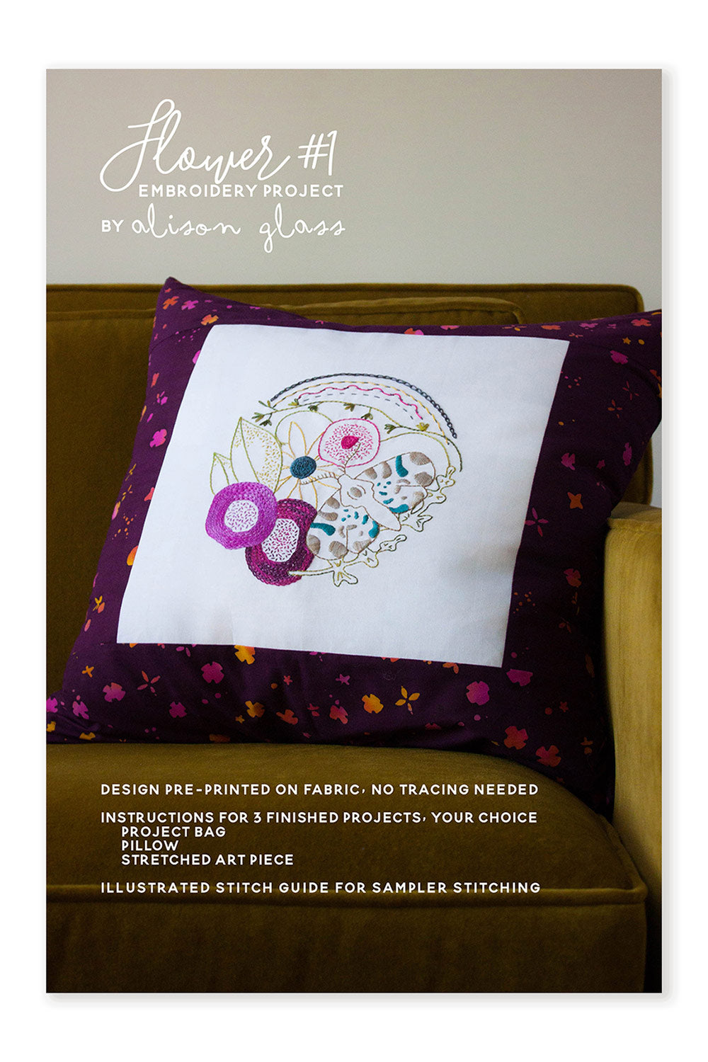 flower 1 embroidery alison glass pattern company