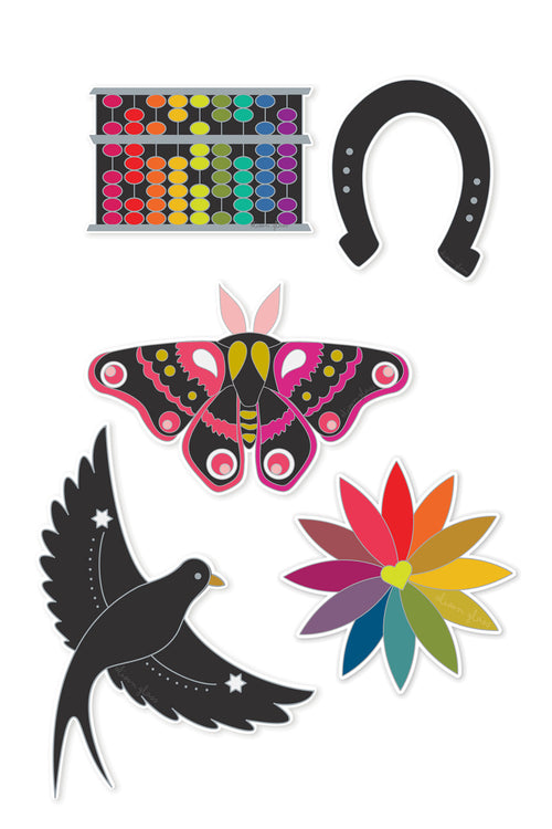 abacus sticker set
