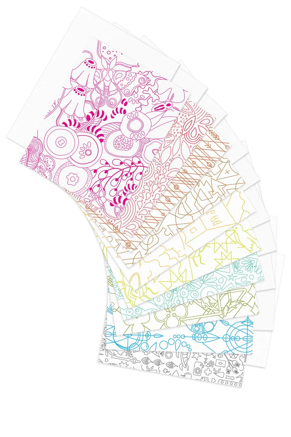 abacus linework mixed card set