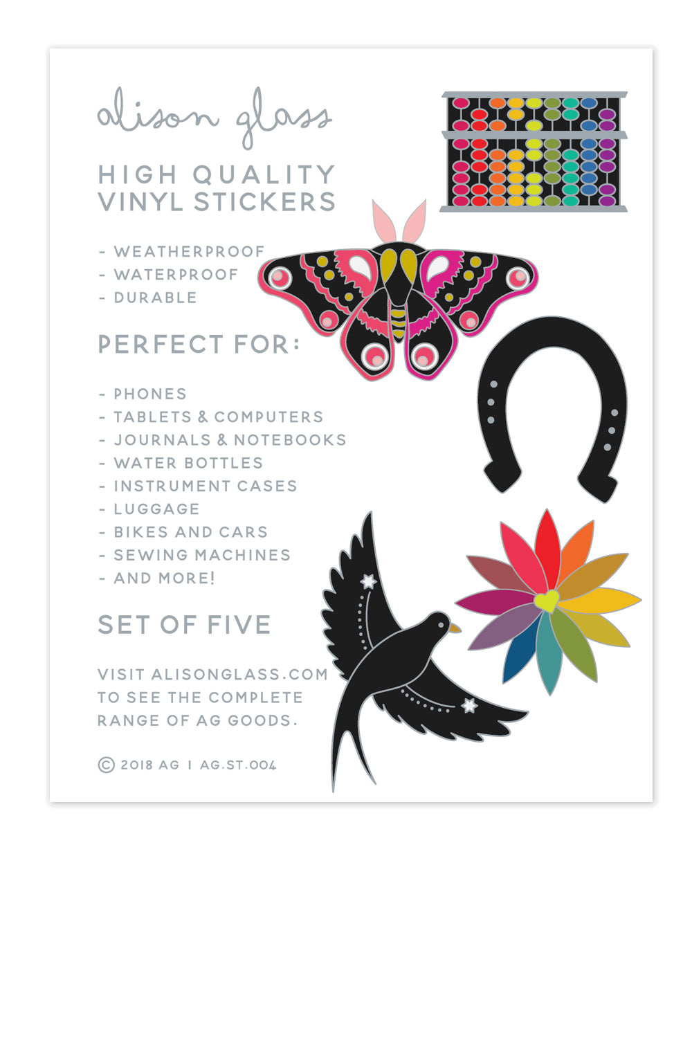 abacus sticker pack back