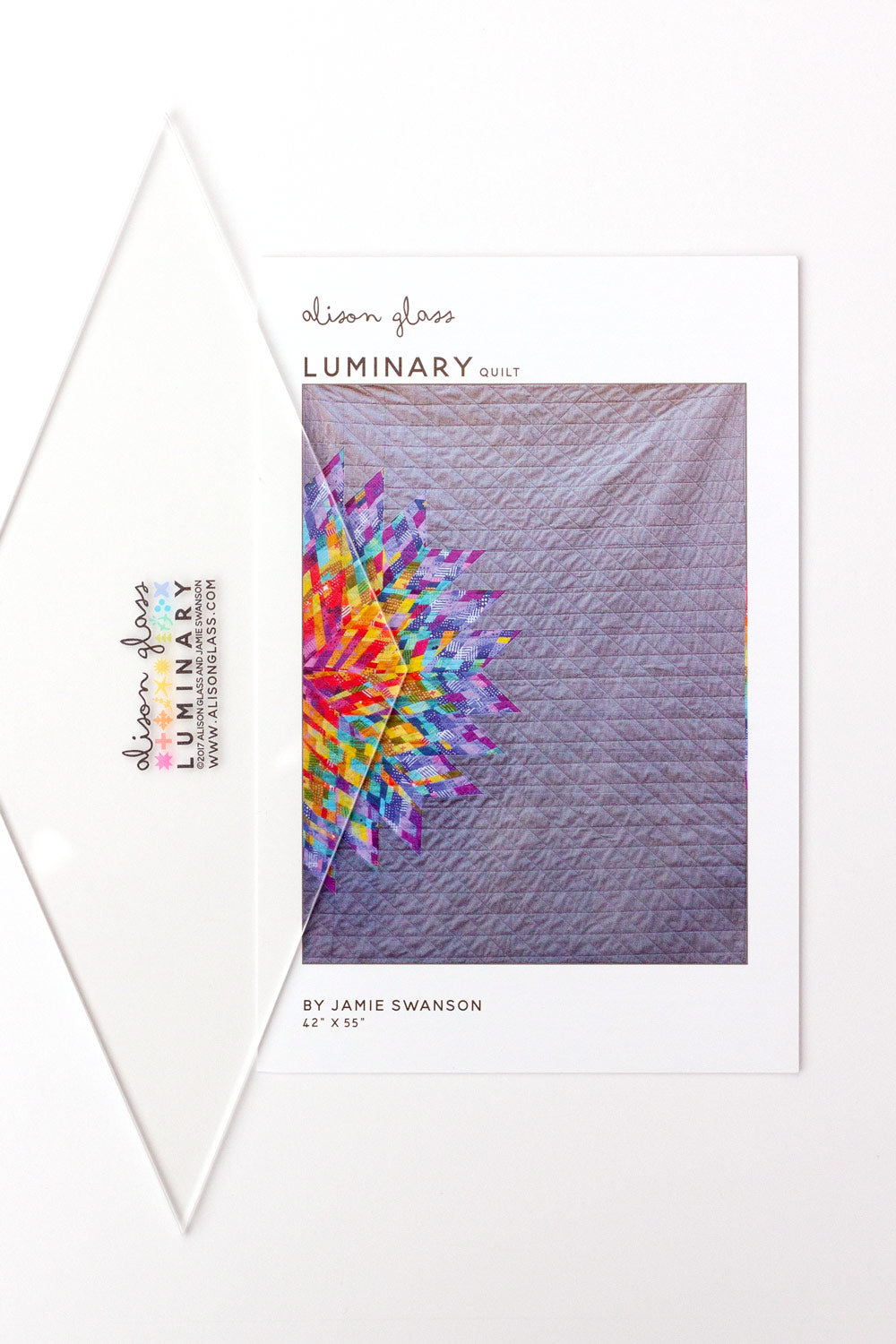 acrylic template set with luminary pattern