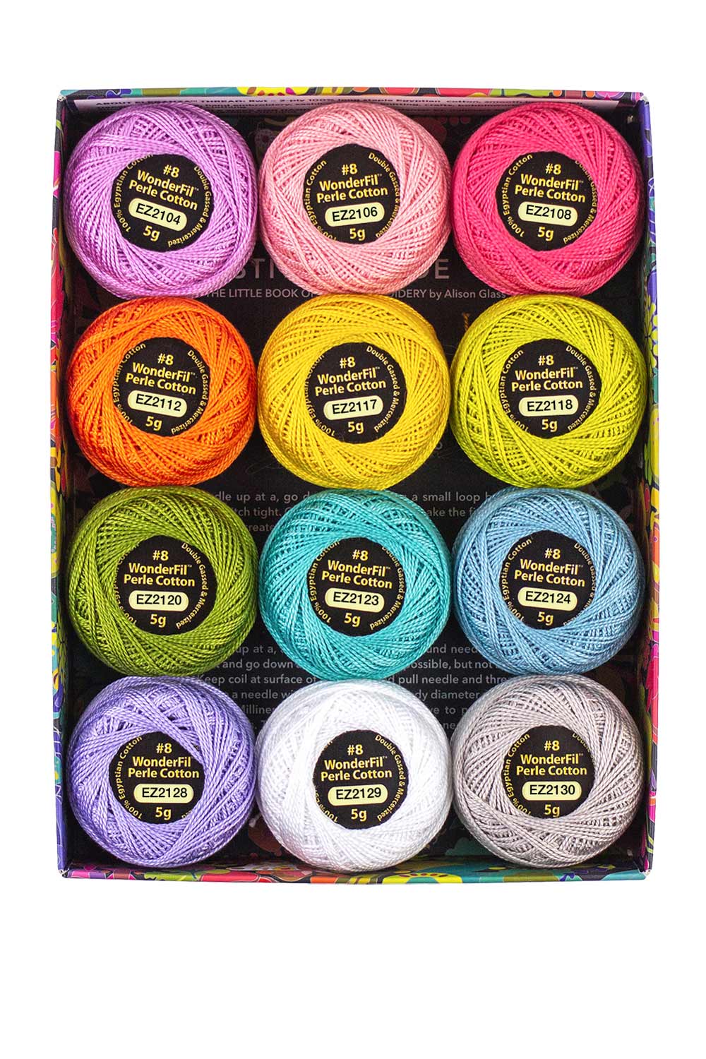 alison glass + wonderfil perle cotton thread box in sun