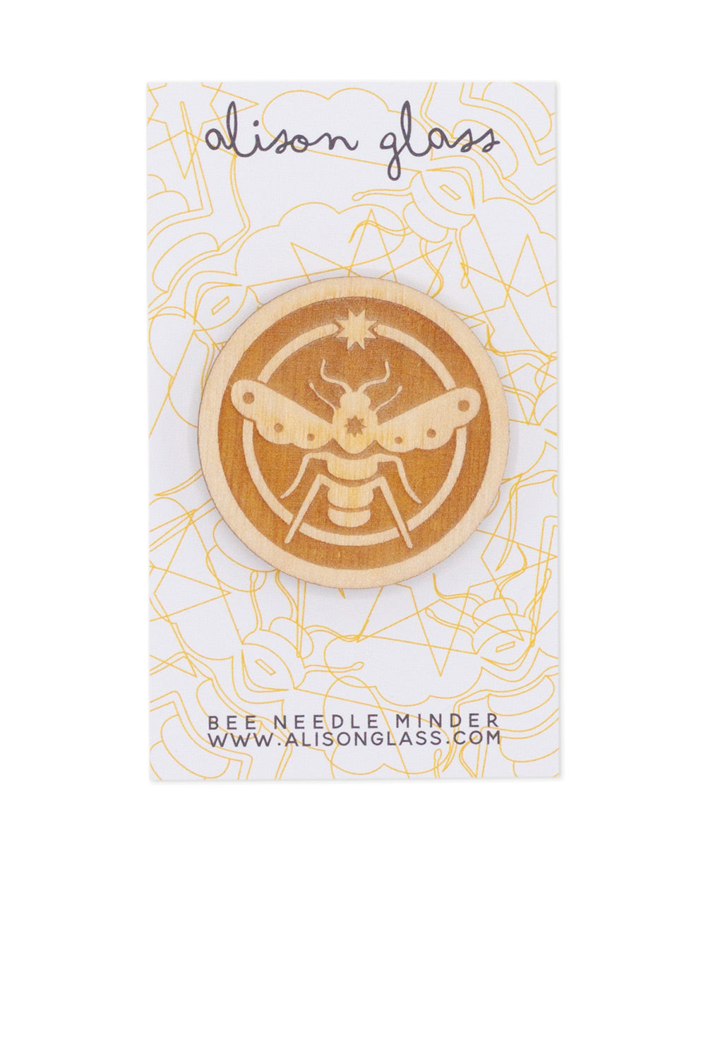 bee needle minder card