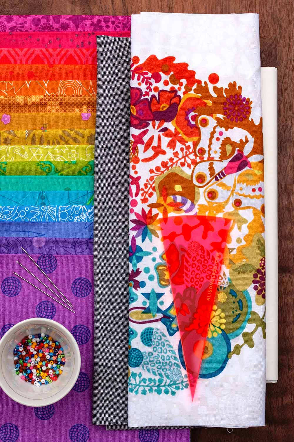 stitch club broderie perse color wheel kit