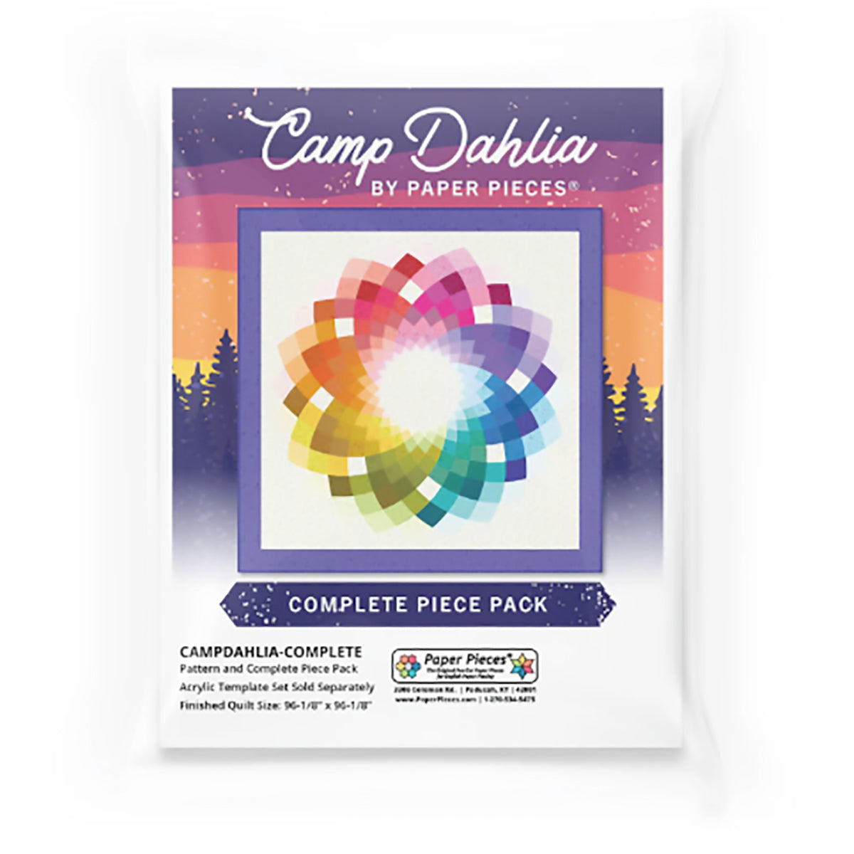 Camp Dahlia Quilt Kit - Presale