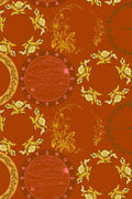 camp kitschy lala yardage thankful in caramel