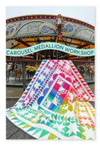 carousel block of the month medallion quilt workshop with jessica plunkett and alison glass