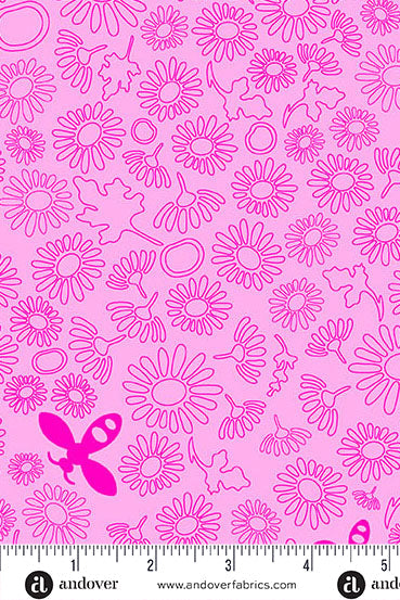 PRESALE - Color Camp Basics - Bloom Yardage - Bee in Light Cabbage