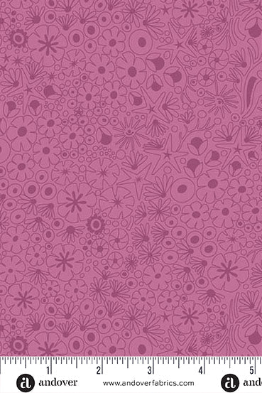 PRESALE - Color Camp Basics - Bloom Yardage - Shallows in Muted Peony