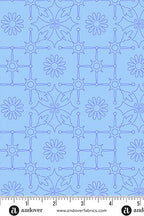 PRESALE - Color Camp Basics - Dusk Yardage - Leatherwork in Light Cobalt