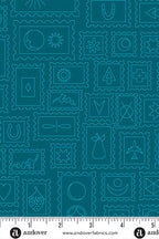PRESALE - Color Camp Basics - Dusk Yardage - Postcard in Dark Peacock