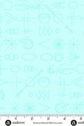 PRESALE - Color Camp Basics - Grove Yardage - Gameday in Lighter Aqua