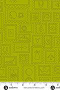 PRESALE - Color Camp Basics - Grove Yardage - Postcard in Toad