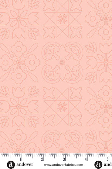PRESALE - Color Camp Basics - Sun Yardage - Bandana in Lighter Poppy