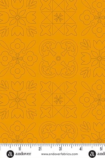PRESALE - Color Camp Basics - Sun Yardage - Bandana in Marigold