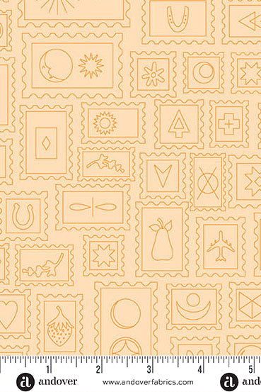 PRESALE - Color Camp Basics - Sun Yardage - Postcard in Lighter Maple