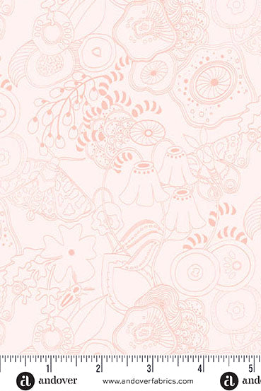 PRESALE - Color Camp Basics - Sun Yardage - Tangle in Lightest Poppy