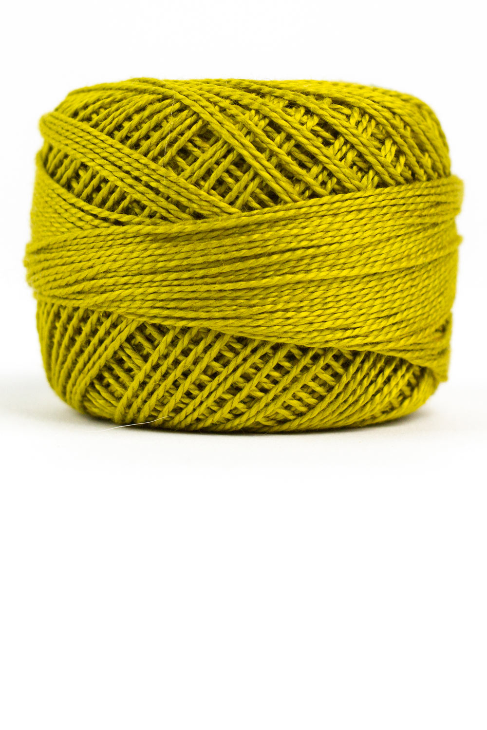 eleganza perle cotton in chartreuse