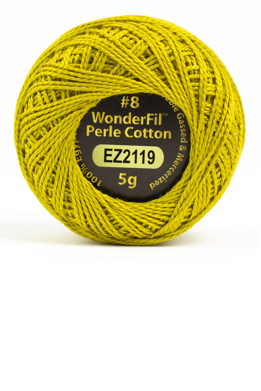 eleganza perle cotton in chartreuse
