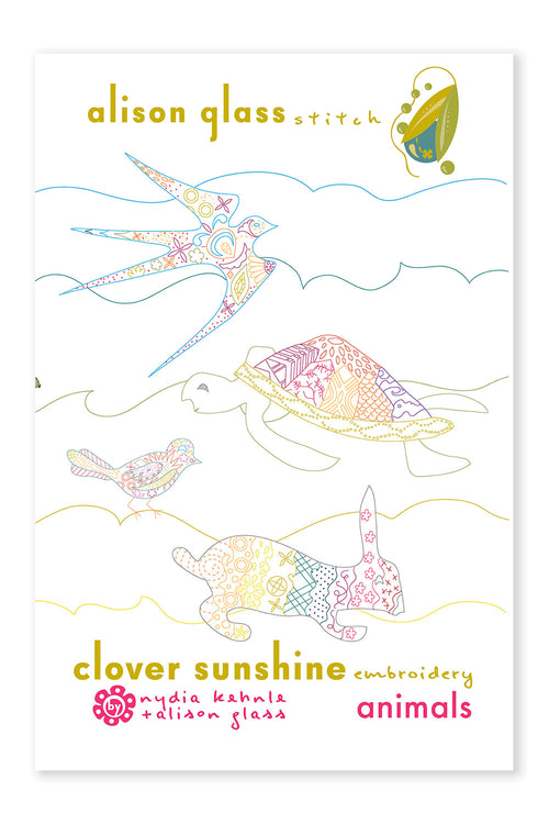clover sunshine animals alison glass pattern company