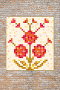 Pixel Flower in Color Camp Basics Quilt Kit - Presale