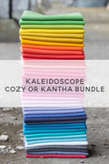cozy or kantha project bundle in kaleidoscope