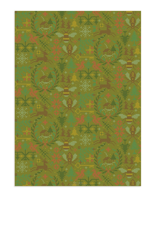 crossed gift wrap