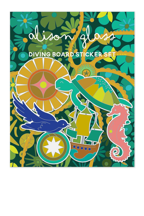diving board sticker pack