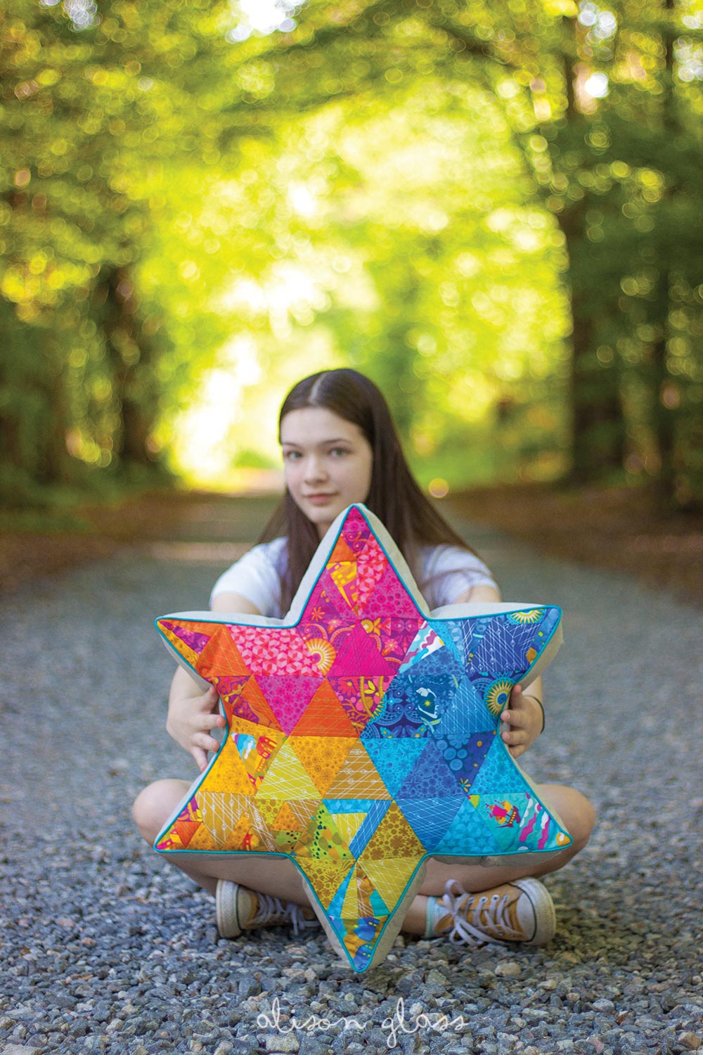 mini tessellation pillow