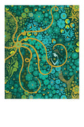 mermaid in jade art print