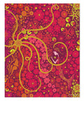 mermaid in pink art print