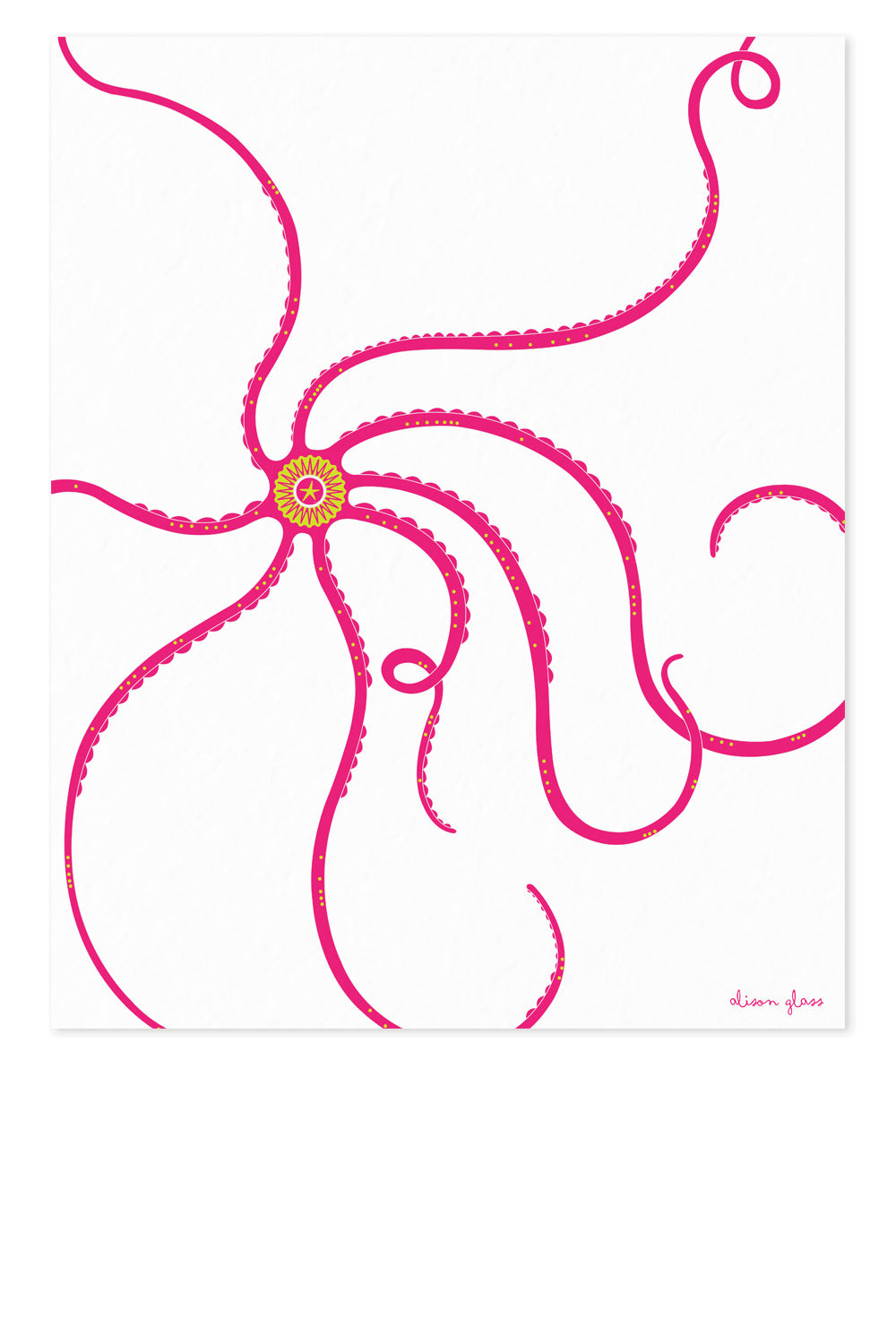 octopus art print