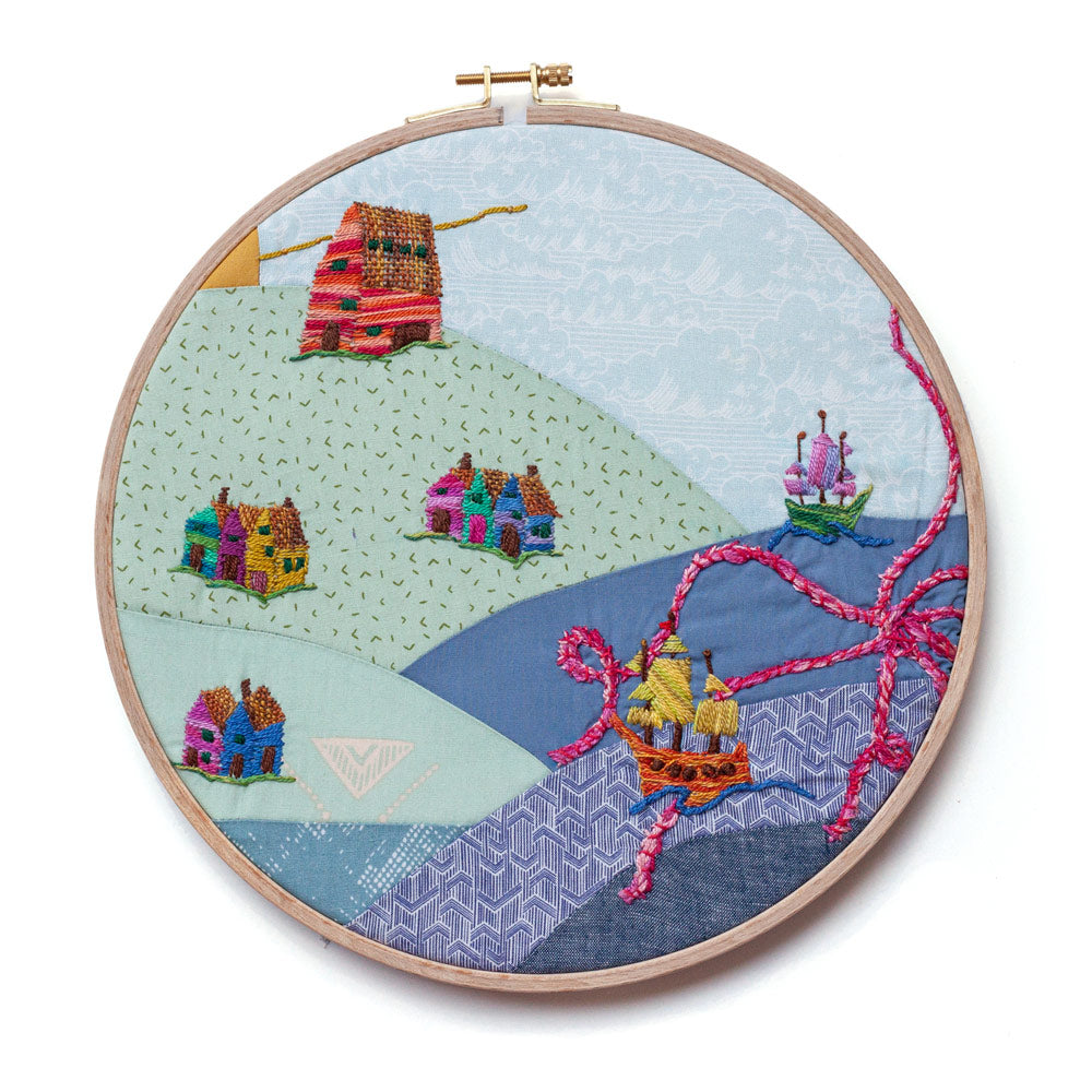 diving board hoop by kris christiansen