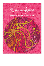 diving board mermaid sticker