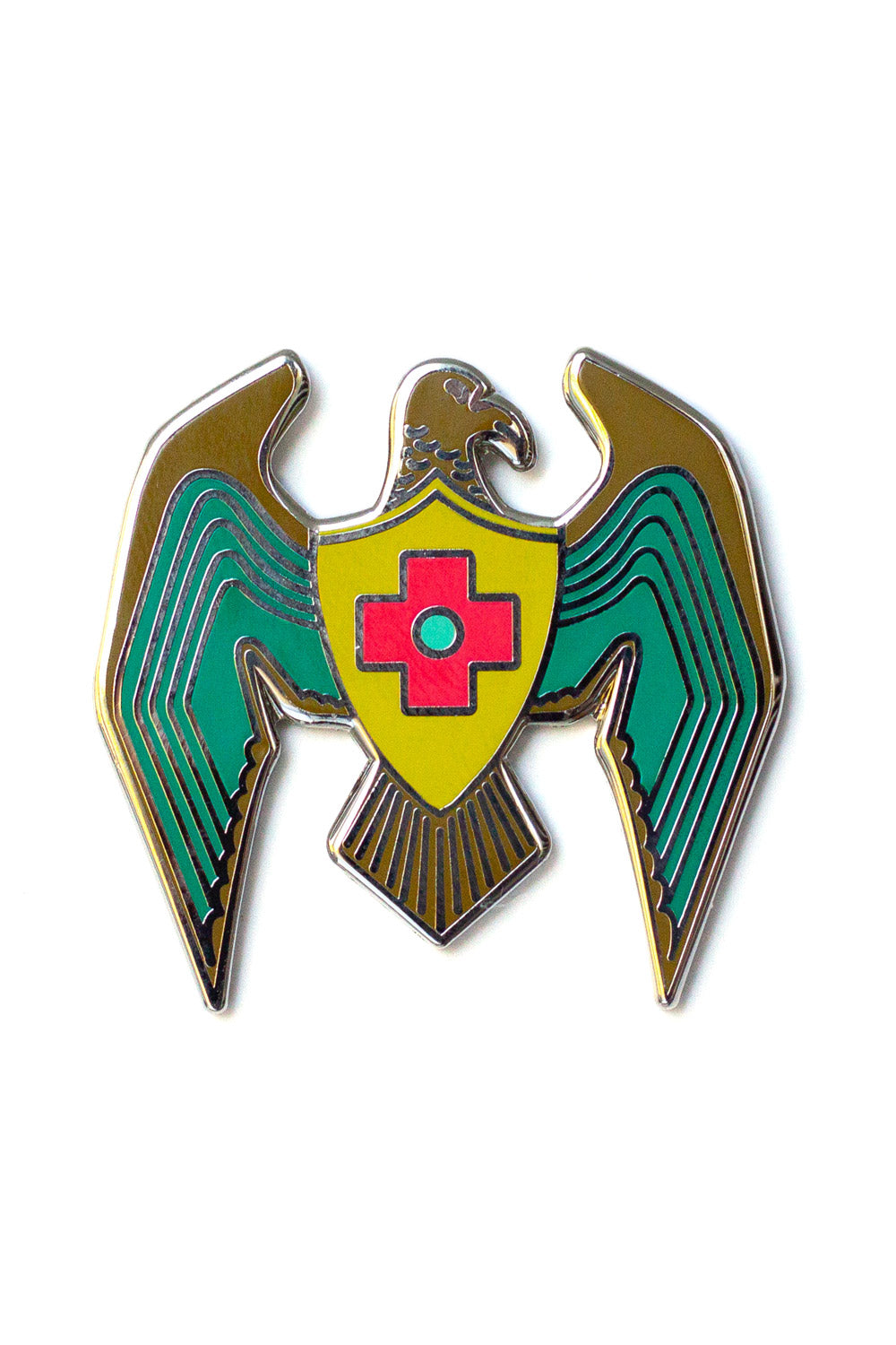 jade eagle enamel pin