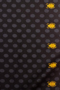ellipse scarab dot in raven yardage