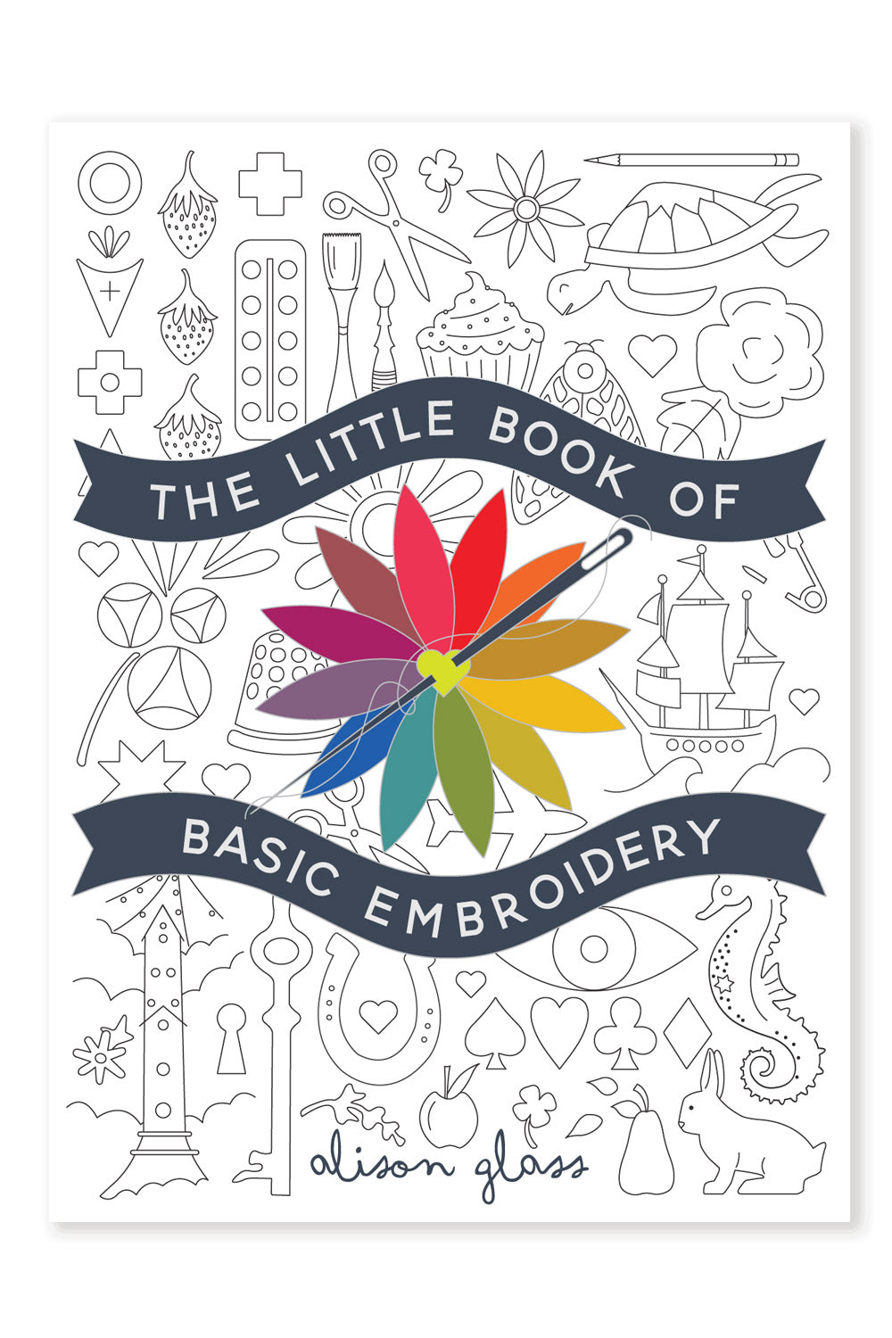 little embroidery book front cover