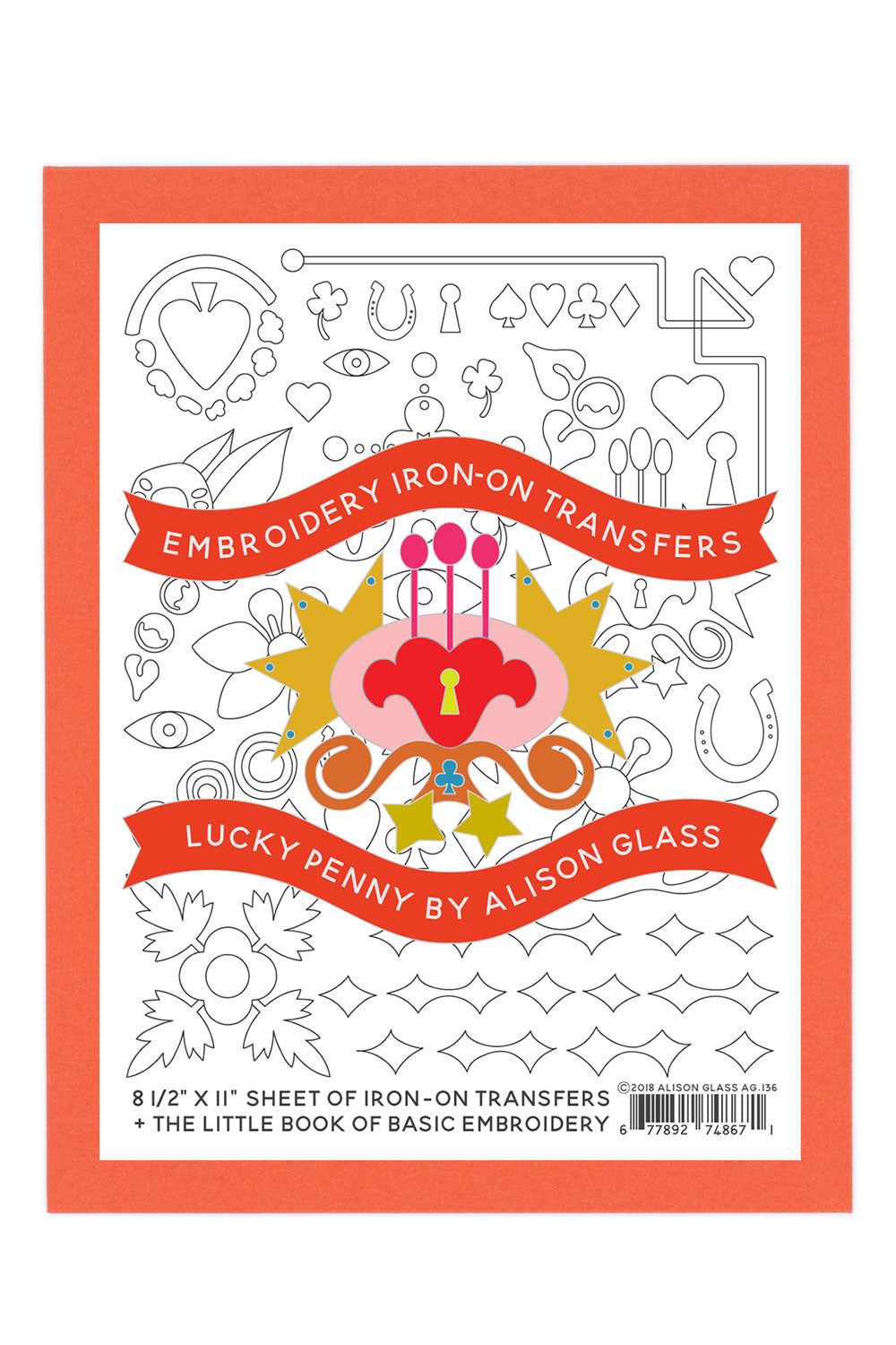 embroidery set lucky penny