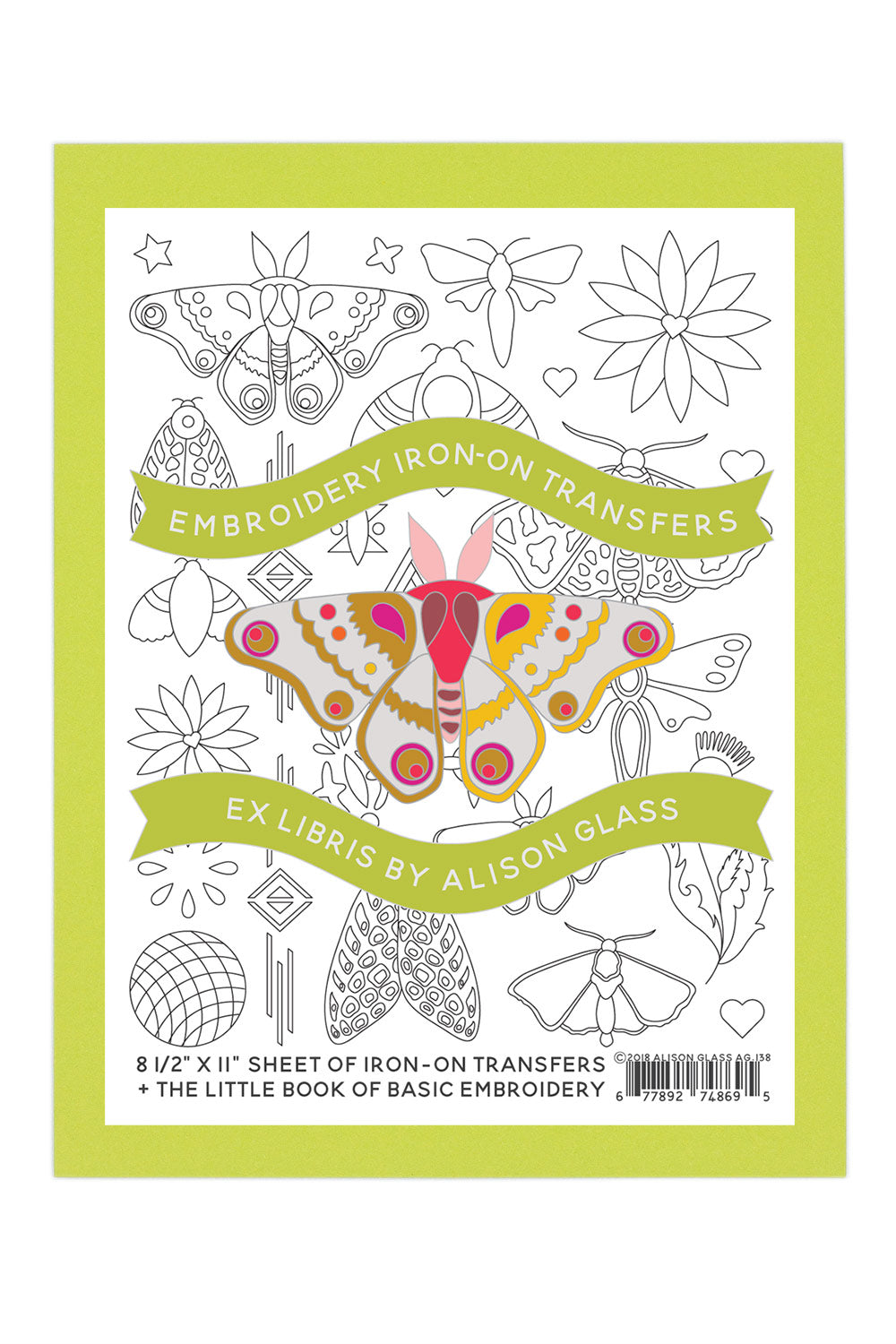 embroidery set ex libris