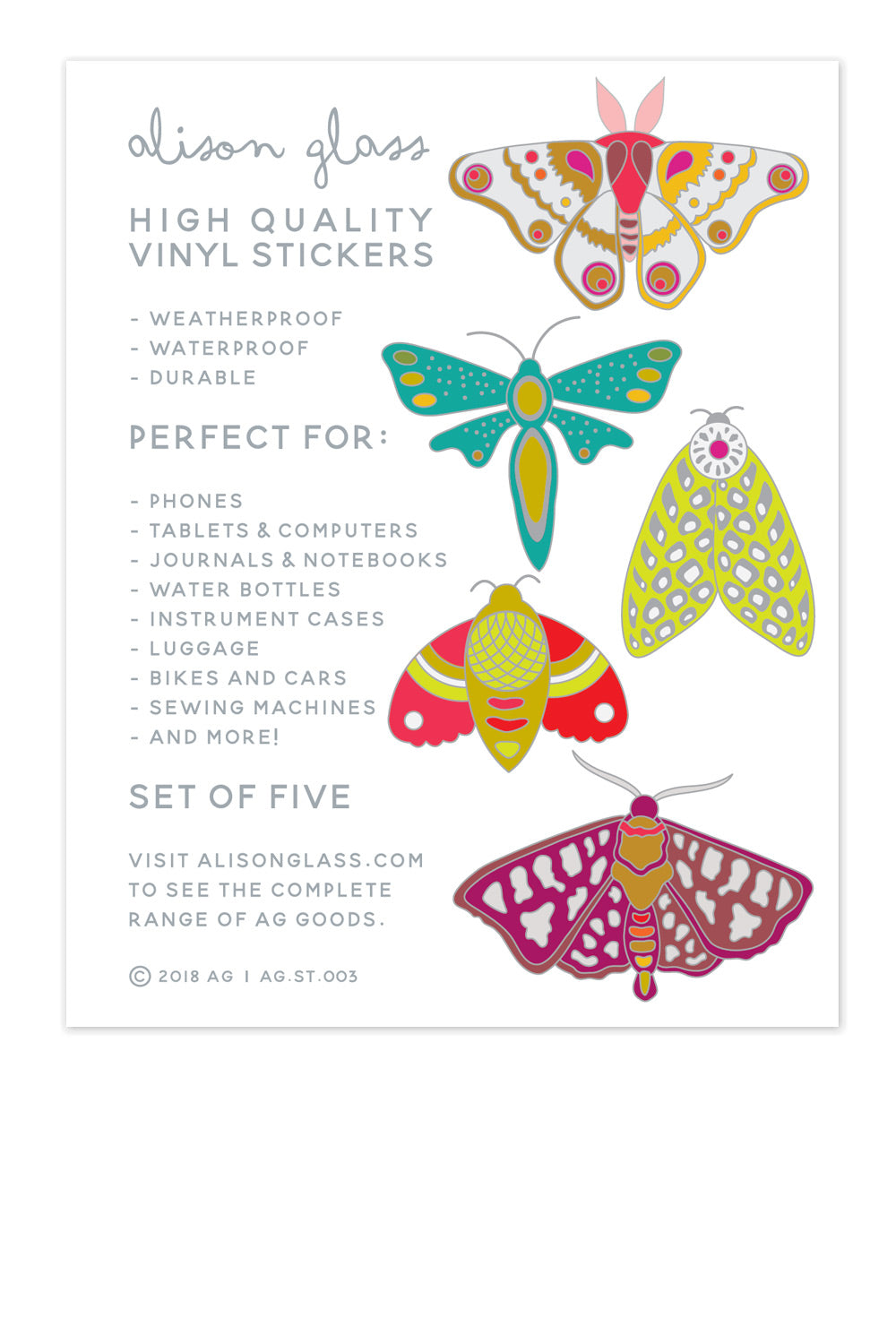 ex libris sticker pack back