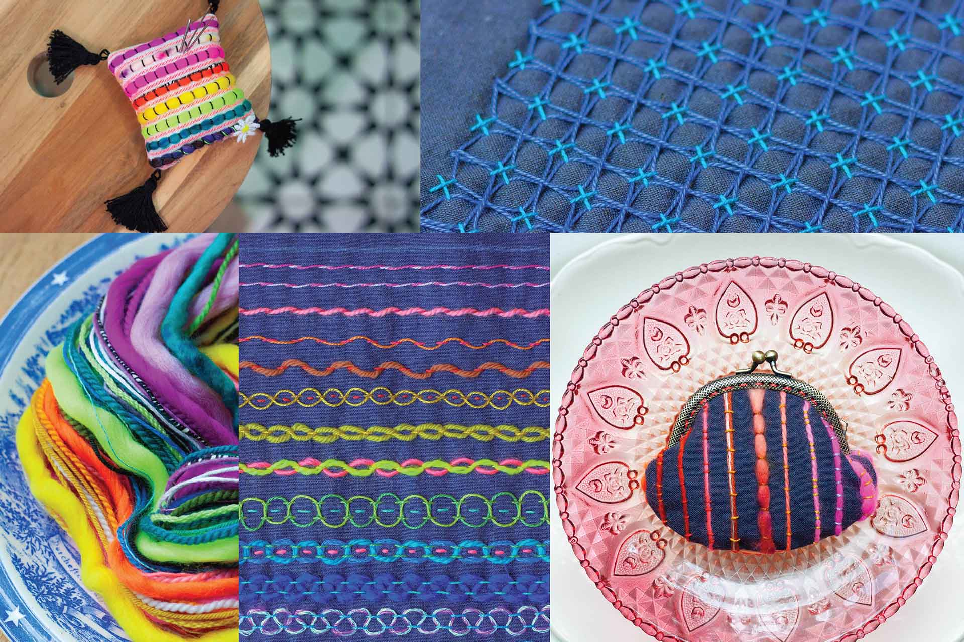fancy stitches workshop samples and projects