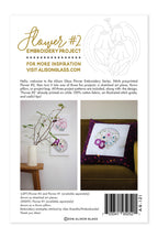 flower 2 embroidery alison glass pattern company