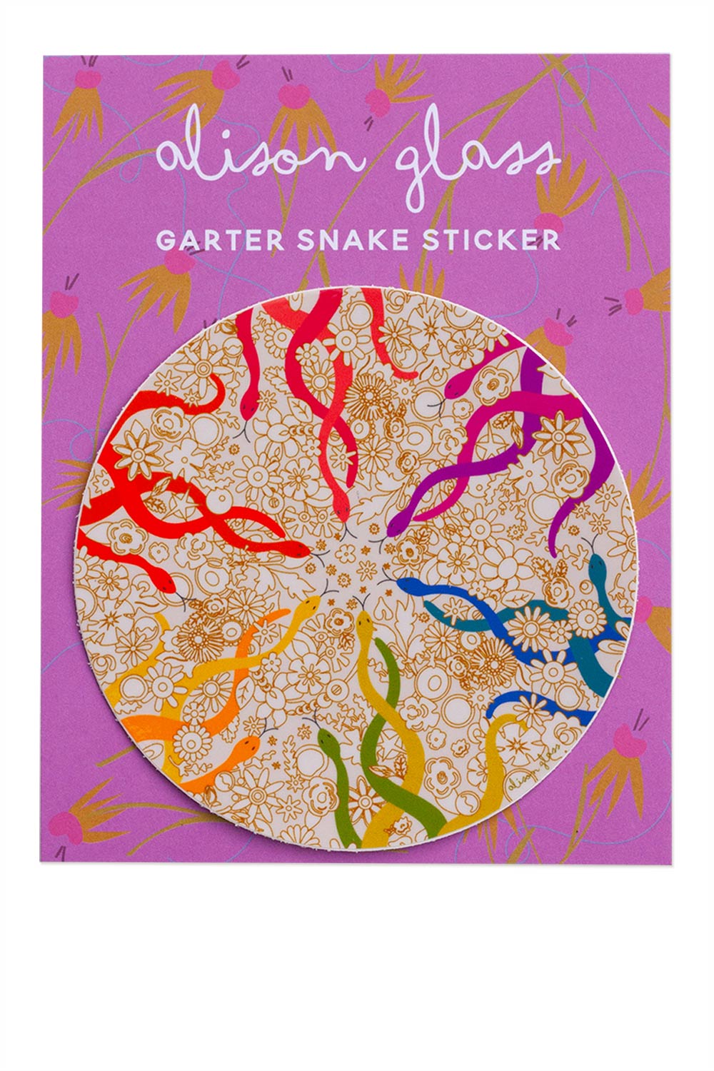 garter snake sticker pack