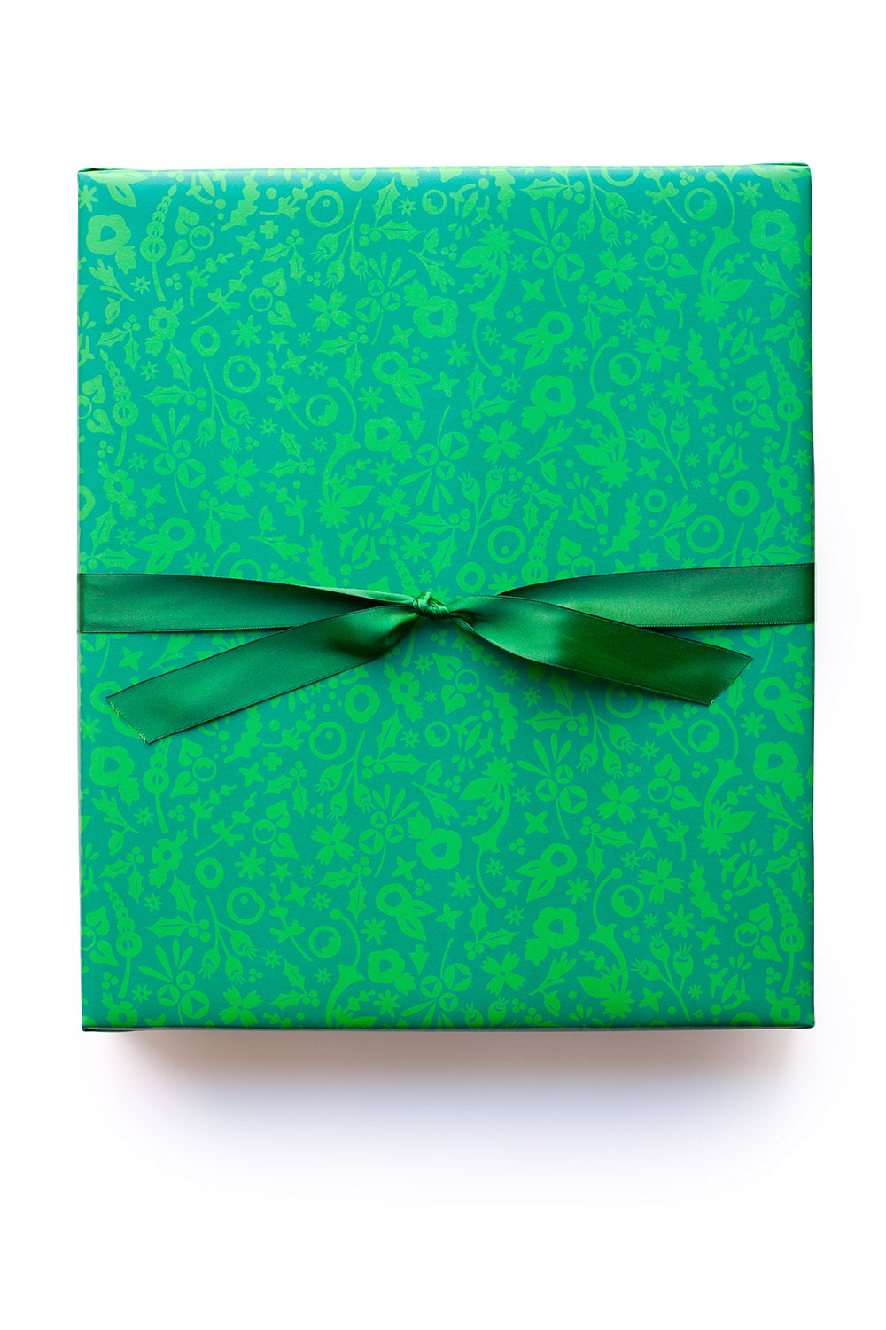 holly gift wrap