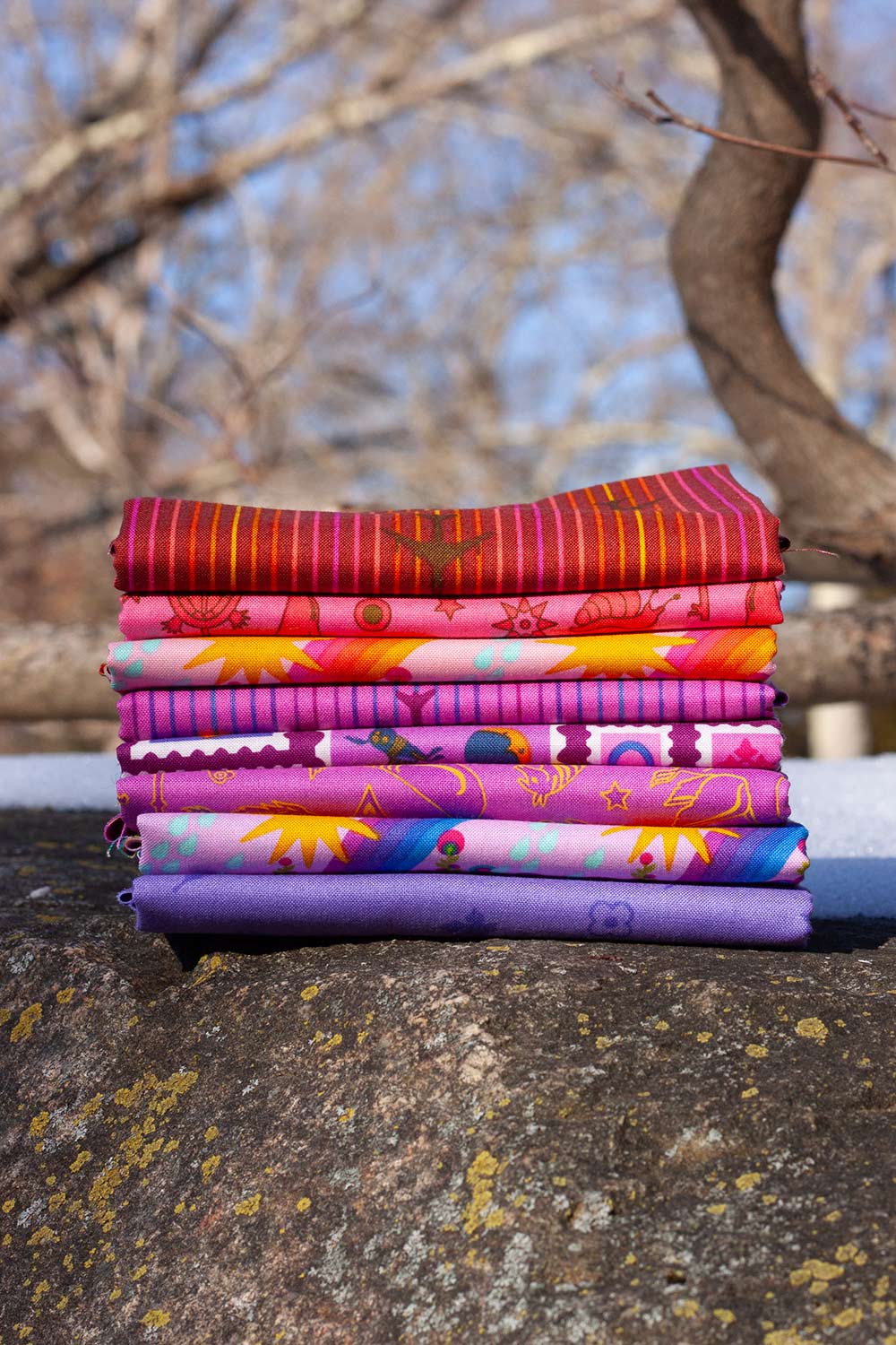postmark heart bundle of pinks and purples