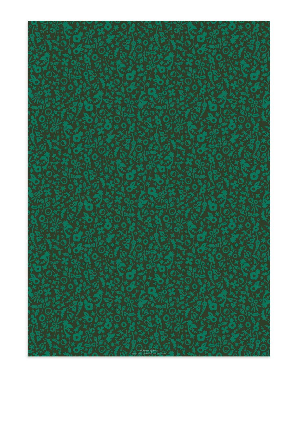 holly gift wrap