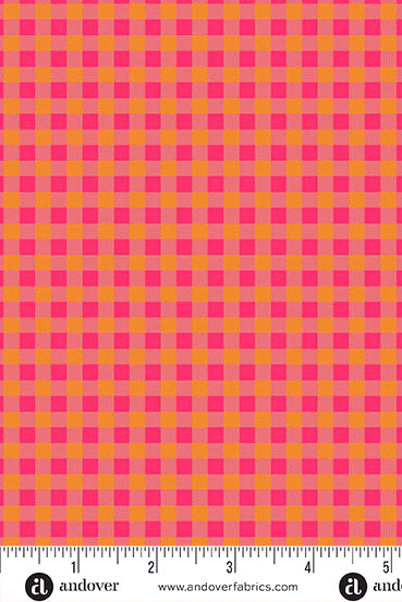 PRESALE - Jinny Yardage - Checklist in Poppy