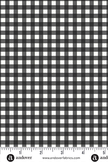 PRESALE - Jinny Yardage - Checklist in Zebra
